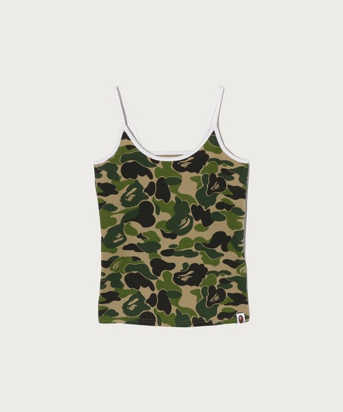 A BATHING APE(アベイシングエイプ)の「ABC CAMO CAMISOLE(キャミソール・レディース・ブルー/グリーン/ピンク・X-SMALL/SMALL/MEDIUM)」の1枚目の写真