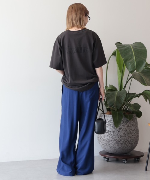 AMERICAN HOLIC(アメリカンホリック)の「COASTLINEA ロゴTシャツ(Tシャツ/カットソー・レディース・ブラウン/レッド/ブラック/チャコールグレー・FREE)」の15枚目の写真