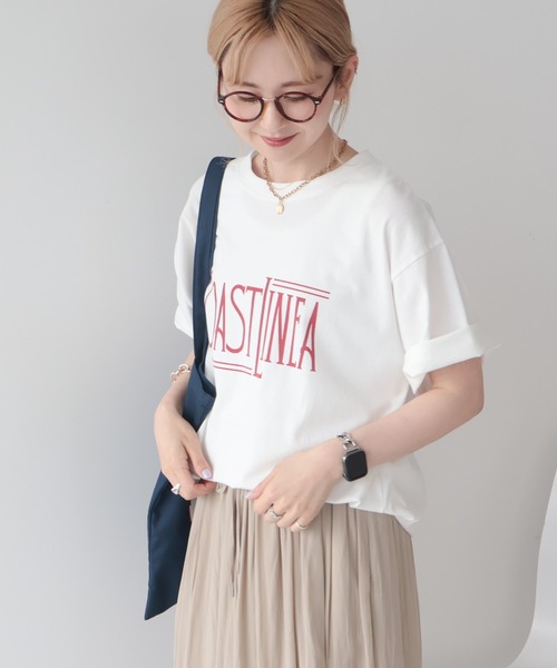 AMERICAN HOLIC(アメリカンホリック)の「COASTLINEA ロゴTシャツ(Tシャツ/カットソー・レディース・ブラウン/レッド/ブラック/チャコールグレー・FREE)」の18枚目の写真