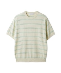 トーナルカラーボーダーニット