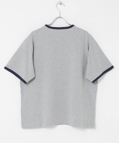 Champion(チャンピオン)の「『別注』CHAMPION×DOORS RINGER T-SHIRTS(Tシャツ/カットソー・レディース・グレー/ホワイト/オートミール・ONE)」の13枚目の写真