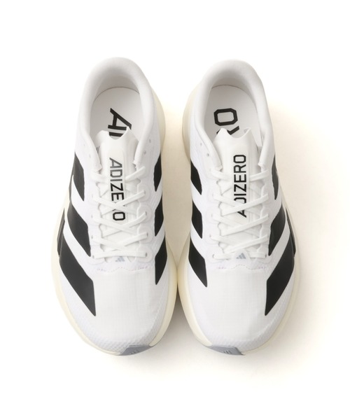 adidas(アディダス)の「adidas Adizero EVO SL WOVEN W / アディダス アディゼロ EVO SL ウーブン W(スニーカー・レディース・ホワイト・23.5cm/23.0cm/25.0cm/24.5cm/24.0cm)」の2枚目の写真
