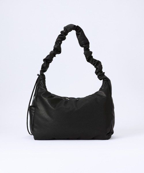 CLEL（クレイル）の「【CLEL】Gather Shoulder Bag / ギャザーショルダーバッグ（ショルダーバッグ・メンズ・ブラック/レッド・FREE）」の6枚目の写真