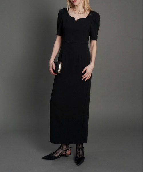 My shawty(マイシャウティー)の「big ribon buistier dress(ドレス・レディース・グレイッシュベージュ/ブラック×ベージュ・FREE)」の8枚目の写真