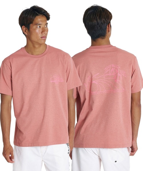Quiksilver(クイックシルバー)の「QUIKSILVER メンズ NATURE NOMAD SS 半袖Tシャツ 速乾 UPF50+ ストレッチ【2026年夏モデル】(Tシャツ/カットソー・メンズ・ホワイト/ブラック/ピンク・MEDIUM/LARGE/X-LARGE)」の3枚目の写真