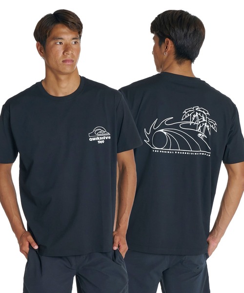 Quiksilver(クイックシルバー)の「QUIKSILVER メンズ NATURE NOMAD SS 半袖Tシャツ 速乾 UPF50+ ストレッチ【2026年夏モデル】(Tシャツ/カットソー・メンズ・ホワイト/ブラック/ピンク・MEDIUM/LARGE/X-LARGE)」の2枚目の写真