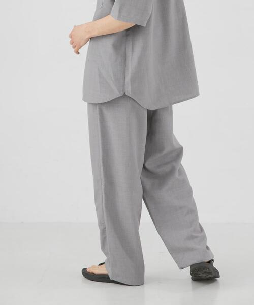 EKAL（エカル）の「『UR TECH DRYLUXE/吸水速乾/接触冷感』ハイツイストトラウザー（その他パンツ・メンズ・ネイビー/グレー系その他/グレー・MEDIUM/LARGE）」の4枚目の写真