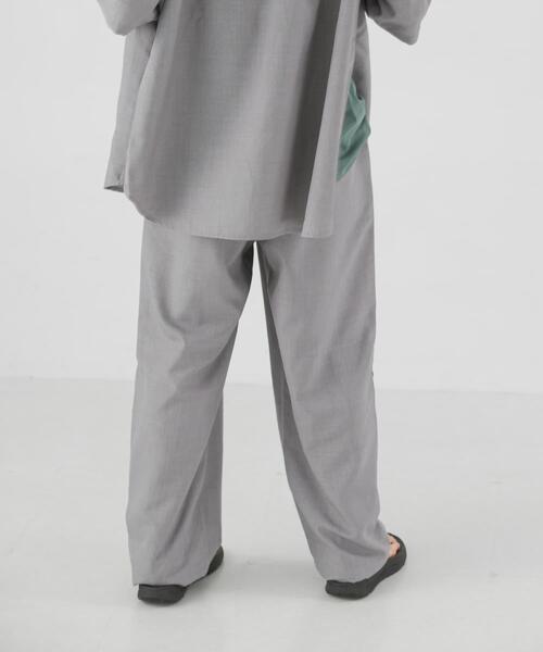 EKAL（エカル）の「『UR TECH DRYLUXE/吸水速乾/接触冷感』ハイツイストトラウザー（その他パンツ・メンズ・ネイビー/グレー系その他/グレー・MEDIUM/LARGE）」の5枚目の写真