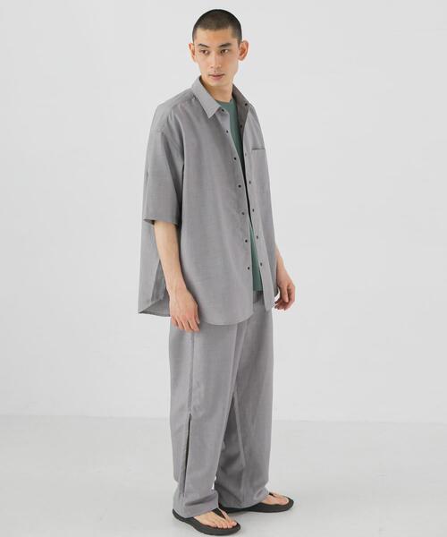 EKAL（エカル）の「『UR TECH DRYLUXE/吸水速乾/接触冷感』ハイツイストトラウザー（その他パンツ・メンズ・ネイビー/グレー系その他/グレー・MEDIUM/LARGE）」の7枚目の写真