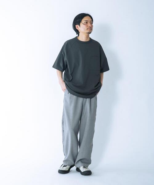 EKAL（エカル）の「『UR TECH DRYLUXE/吸水速乾/接触冷感』ハイツイストトラウザー（その他パンツ・メンズ・ネイビー/グレー系その他/グレー・MEDIUM/LARGE）」の9枚目の写真