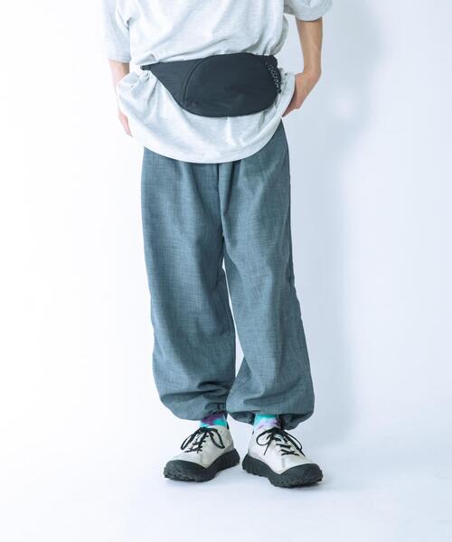 EKAL（エカル）の「『UR TECH DRYLUXE/吸水速乾/接触冷感』ハイツイストトラウザー（その他パンツ・メンズ・ネイビー/グレー系その他/グレー・MEDIUM/LARGE）」の14枚目の写真