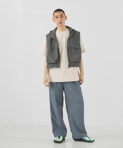 EKAL（エカル）の「『UR TECH DRYLUXE/吸水速乾/接触冷感』ハイツイストトラウザー（その他パンツ・メンズ・ネイビー/グレー系その他/グレー・MEDIUM/LARGE）」の21枚目の写真