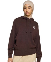 adidas ESSENTIALS KNIT HOODIE / アディダス エッセンシャルズ ニット フーディー