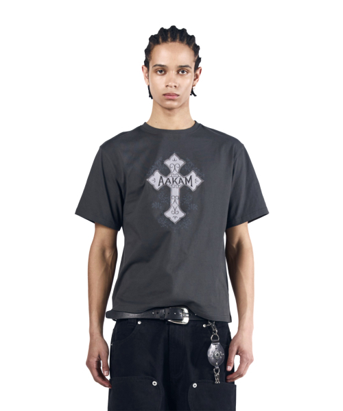 AAKAM(アーカム)の「AKM CROS2 Half Top (Dark Gray)(Tシャツ/カットソー・レディース・その他・1/2/3)」の12枚目の写真