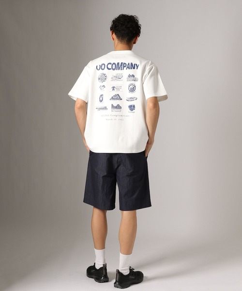 UNIVERSAL OVERALL（ユニバーサルオーバーオール）の「【UNIVERSAL OVERALL】別注ポンチプリントTシャツ[速乾・シワ軽減]（Tシャツ/カットソー・メンズ・チャコール/オフホワイト・LARGE/MEDIUM）」の19枚目の写真