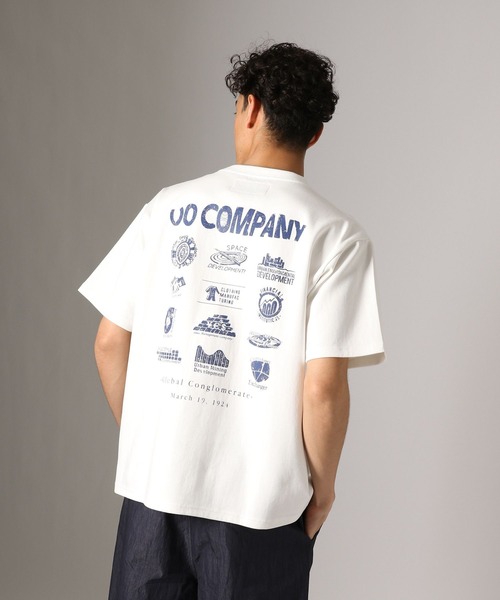 UNIVERSAL OVERALL（ユニバーサルオーバーオール）の「【UNIVERSAL OVERALL】別注ポンチプリントTシャツ[速乾・シワ軽減]（Tシャツ/カットソー・メンズ・チャコール/オフホワイト・LARGE/MEDIUM）」の18枚目の写真