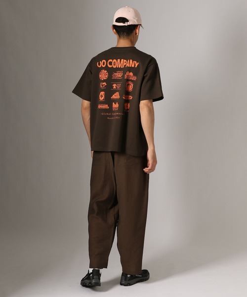 UNIVERSAL OVERALL（ユニバーサルオーバーオール）の「【UNIVERSAL OVERALL】別注ポンチプリントTシャツ[速乾・シワ軽減]（Tシャツ/カットソー・メンズ・チャコール/オフホワイト・LARGE/MEDIUM）」の11枚目の写真