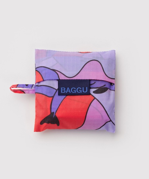 BAGGU(バグー)の「BABY BAGGU 640.ドルフィン(エコバッグ/サブバッグ・レディース・パープル・FREE)」の3枚目の写真