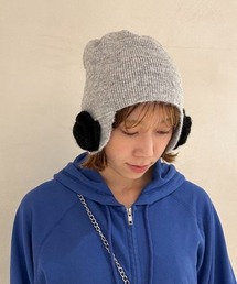 Casselini | 【別注】Casselini / フラワー ニット帽(ニットキャップ/ビーニー)
