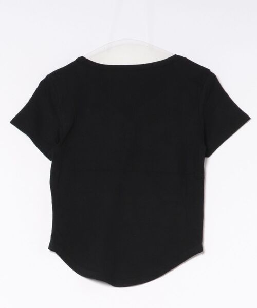 MEMECLE(メメクル)の「【 MEMECLE / メメクル 】スタースタッズ フロントボタンリブトップス(Tシャツ/カットソー・レディース・ベージュ/ホワイト/グレー/ブラック・FREE)」の5枚目の写真