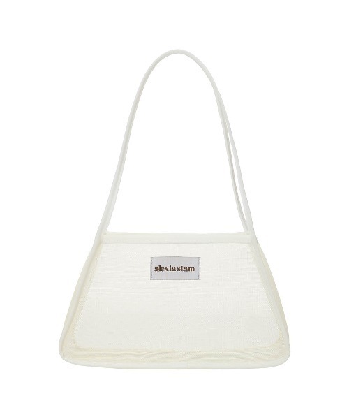 ALEXIA STAM(アリシアスタン)の「Mesh Bag /パイピングメッシュバッグ(ショルダーバッグ・レディース・ブラウン/ホワイト/ブラック・FREE)」の18枚目の写真