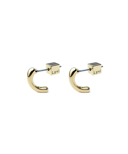 Lyvi（ライビィ）の「Nude Drip Pierce / 金属アレルギー対応（ピアス（両耳用）・レディース・シルバー/ゴールド・FREE）」の4枚目の写真
