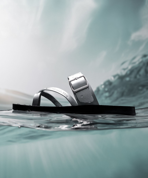 JESUS ON THE WATER（ジーザスオンザウォーター）の「JESUS SANDAL Lod 牛革ストラップサンダル2cm -JOW106 (6色)（サンダル・レディース・オフホワイト/シルバー/グリーン/ワインレッド/キャメル/ブラック・23.5cm/24cm/24.5cm/25cm/25.5cm/23cm）」の17枚目の写真