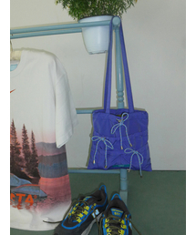 MAISON CREME（メゾンクレム）の「[Archive] String petit shoulder bag_ Purple blue（ショルダーバッグ）」