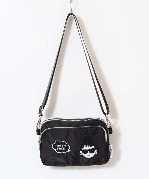 HAPPY FACE(ハッピーフェイス)の「エマ2WAY3室刺繍ショルダー(ショルダーバッグ・レディース・レオパード/ブラック/ゼブラ/レッド・ONE SIZE)」の17枚目の写真
