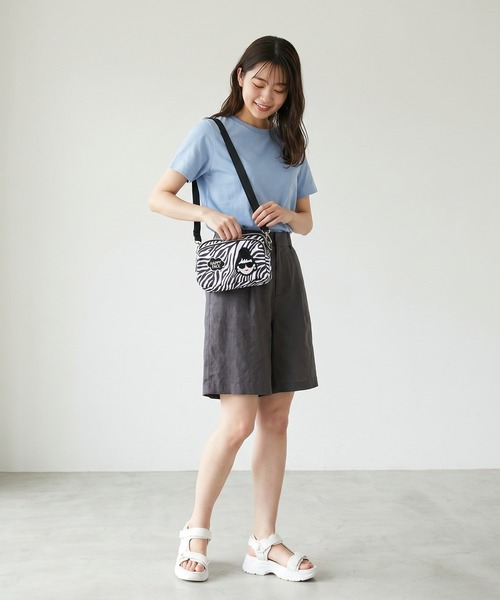 HAPPY FACE(ハッピーフェイス)の「エマ2WAY3室刺繍ショルダー(ショルダーバッグ・レディース・レオパード/ブラック/ゼブラ/レッド・ONE SIZE)」の14枚目の写真