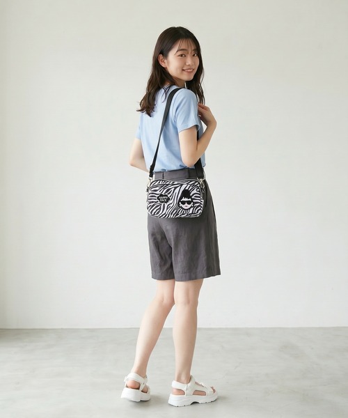 HAPPY FACE(ハッピーフェイス)の「エマ2WAY3室刺繍ショルダー(ショルダーバッグ・レディース・レオパード/ブラック/ゼブラ/レッド・ONE SIZE)」の16枚目の写真