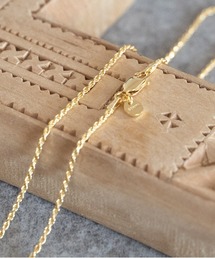 SENTI（センティ）の「FRENCH ROPE CHAIN NECKLACE フレンチロープチェーンネックレス ゴールド（ネックレス）」