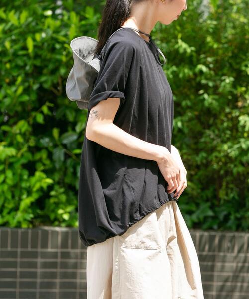 EKAL(エカル)の「『UR TECH ひやサラクール』ラグランスリーブカットソー(Tシャツ/カットソー・レディース・ブラック/ホワイト/ベージュ系その他・ONE)」の10枚目の写真