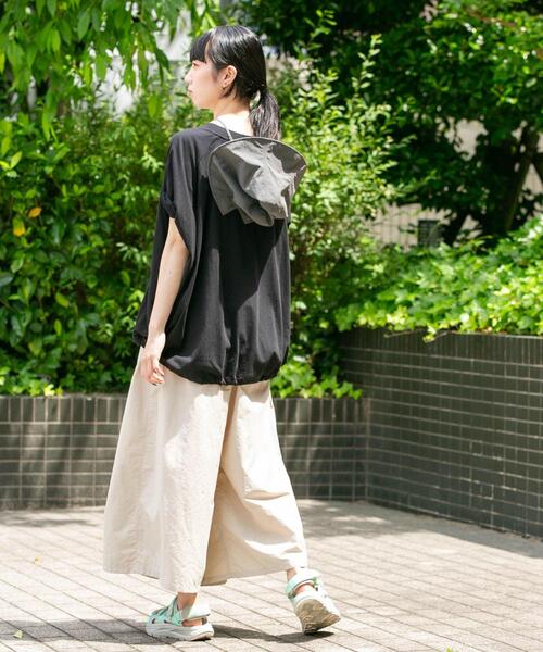 EKAL(エカル)の「『UR TECH ひやサラクール』ラグランスリーブカットソー(Tシャツ/カットソー・レディース・ブラック/ホワイト/ベージュ系その他・ONE)」の13枚目の写真
