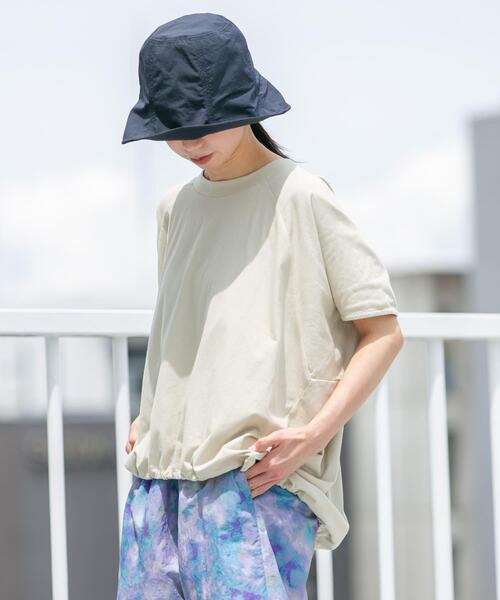 EKAL(エカル)の「『UR TECH ひやサラクール』ラグランスリーブカットソー(Tシャツ/カットソー・レディース・ブラック/ホワイト/ベージュ系その他・ONE)」の18枚目の写真