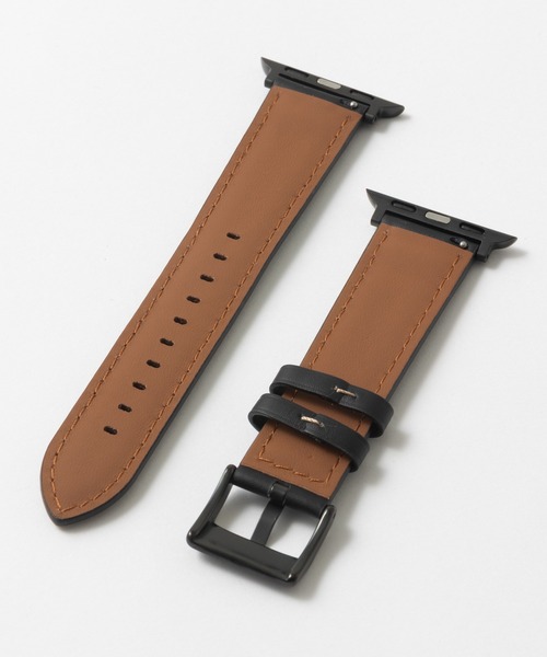 emonique(エモニーク)の「PUレザー アップルウォッチバンド Apple Watch バンド【38mm/40mm/41mm 対応】(デジタル腕時計・メンズ・ブラック/ピンク/オレンジ/ホワイト/ブラウン・38)」の9枚目の写真