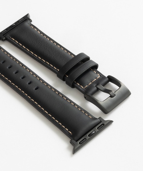emonique(エモニーク)の「PUレザー アップルウォッチバンド Apple Watch バンド【38mm/40mm/41mm 対応】(デジタル腕時計・メンズ・ブラック/ピンク/オレンジ/ホワイト/ブラウン・38)」の8枚目の写真