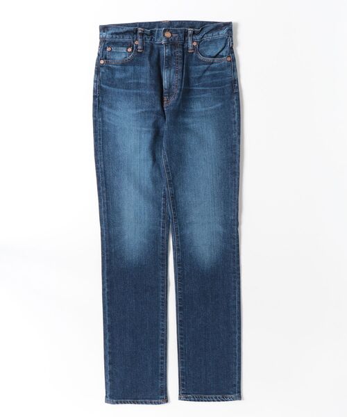 AUTHEN(オーセン)の「【AUTHEN】オーセン/ CIRCULAR DENIM SLIM STRAIGHT(ユニセックス)(デニムパンツ・レディース・ブラック系その他/ブラック・25inch/31inch/33inch)」の2枚目の写真