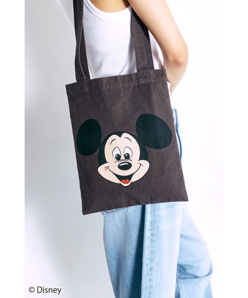 WCJ（ダブルシージェイ）の「Disney / TOTE BAG（Sサイズ）（トートバッグ・レディース・パープル/グリーン/イエロー/ブルー/ピンク/レッド/チャコール・FREE）」の14枚目の写真