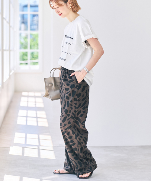 Spick & Span(スピックアンドスパン)の「AUTHEN / オーセン EAST EM SS T-SHIRT(Tシャツ/カットソー・レディース・ブラック系その他/ホワイト系その他・SMALL)」の13枚目の写真