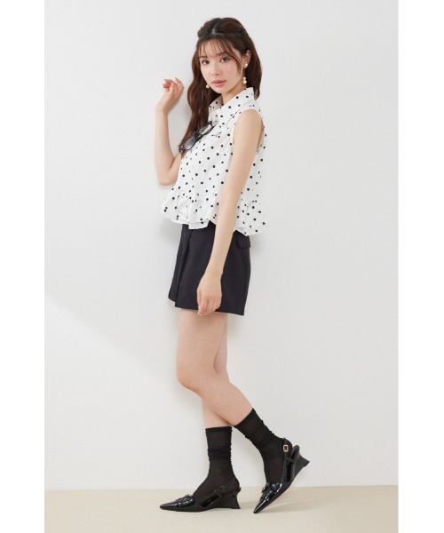 rienda(リエンダ)の「ノースリーブボリュームフリルヘムブラウス 夏服(シャツ/ブラウス・レディース・その他2/マルチ/ブルー・SMALL/MEDIUM)」の22枚目の写真