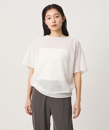MARW UNITED ARROWS | <MARW UNITED ARROWS>リネンライク シアー プルオーバー(Tシャツ/カットソー)