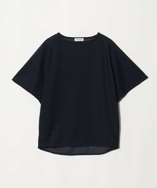 MARW UNITED ARROWS(マルゥ ユナイテッドアローズ)の「<MARW UNITED ARROWS>リネンライク シアー プルオーバー(Tシャツ/カットソー・レディース・ダークブラウン/ホワイト/ネイビー・FREE)」の14枚目の写真