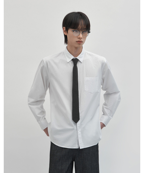 WORK ON BODY OFF（ワークオンボディオフ）の「ステディオーバーサイズコットンシャツ[ホワイト]（シャツ/ブラウス・レディース・ホワイト・LARGE/X-LARGE/MEDIUM）」の3枚目の写真
