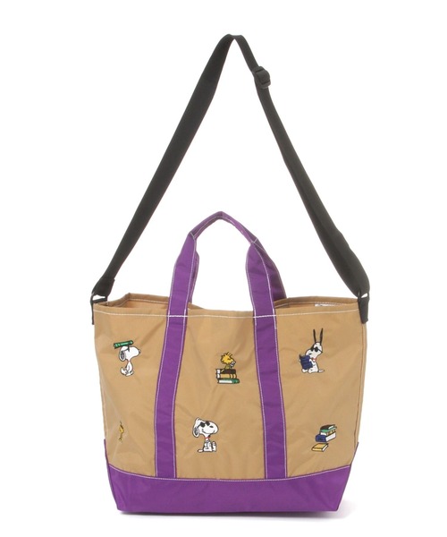 BAYFLOW(ベイフロー)の「【PEANUTS】刺繍トートLサイズ(WEB限定)(トートバッグ・レディース・ベージュ/ネイビー/グレー・0)」の12枚目の写真