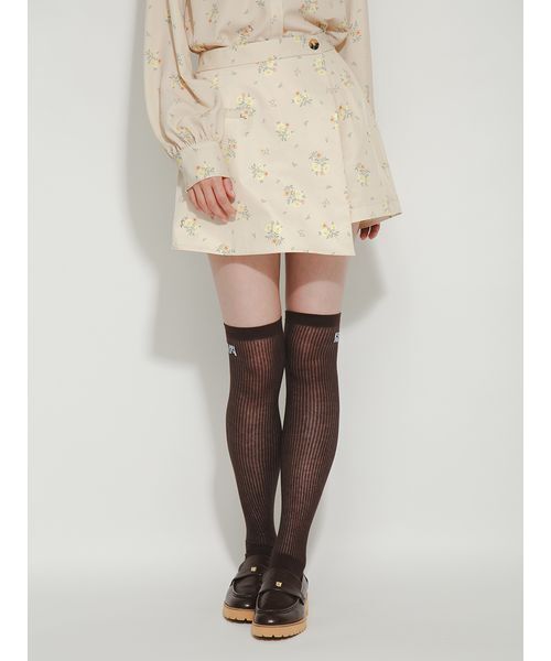 FURFUR(ファーファー)の「フラワープリントスカショーパン(その他パンツ・レディース・ベージュ/ブラック/アイボリー・F)」の3枚目の写真