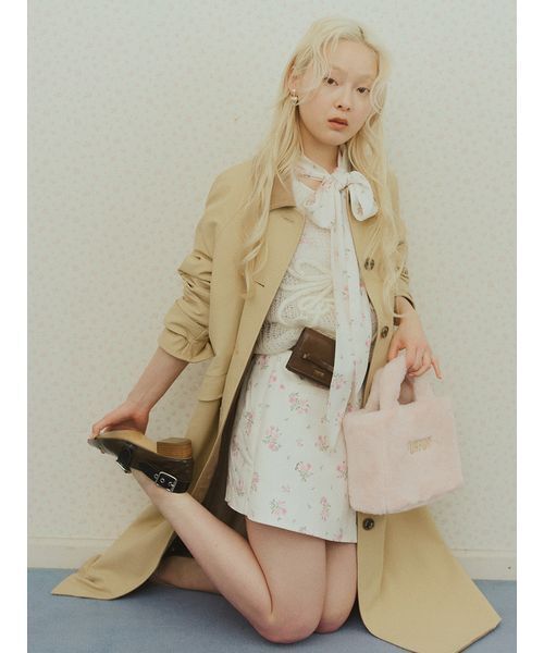 FURFUR(ファーファー)の「フラワープリントスカショーパン(その他パンツ・レディース・ベージュ/ブラック/アイボリー・F)」の4枚目の写真