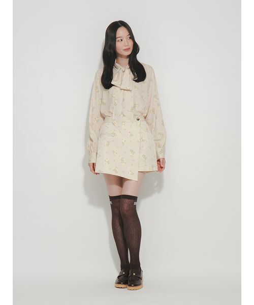 FURFUR(ファーファー)の「フラワープリントスカショーパン(その他パンツ・レディース・ベージュ/ブラック/アイボリー・F)」の17枚目の写真