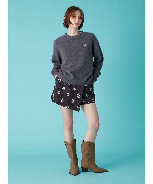 FURFUR(ファーファー)の「フラワープリントスカショーパン(その他パンツ・レディース・ベージュ/ブラック/アイボリー・F)」の21枚目の写真