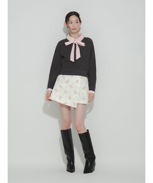 FURFUR(ファーファー)の「フラワープリントスカショーパン(その他パンツ・レディース・ベージュ/ブラック/アイボリー・F)」の22枚目の写真